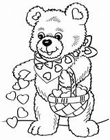 Cute Valentine Pages Coloring Color Getcolorings sketch template
