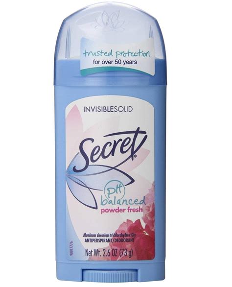 secret invisible solid powder fresh scent antiperspirant deodorant