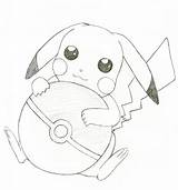 Pikachu Easy Drawing Little Drawings Deviantart Paintingvalley Anime Manga sketch template