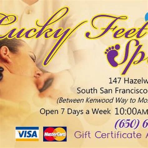 lucky feet spa massage therapist  south san francisco