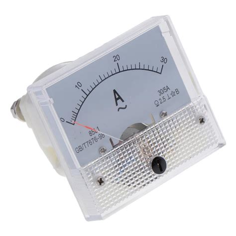 ac amp meters analog meter panel measuring range  micro current ebay
