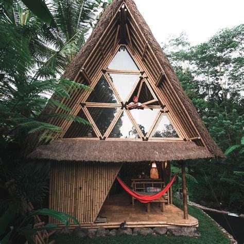 hideoutbali air bnb bamboo house design tropical house design bamboo house