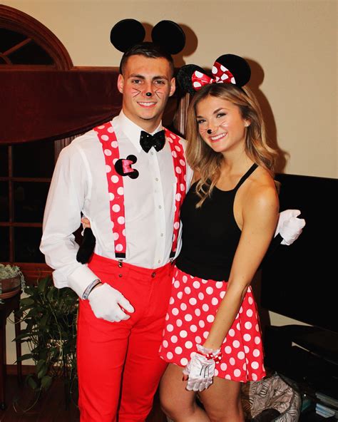 Couple Halloween Costume Minnie Mouse And Mickey Mouse Couples