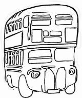 Autobus Autocar Londyn Coloriage Kolorowanki Autobusy Coloriages Malowanki Dementia Slashing Doubles Obrazek Druku sketch template