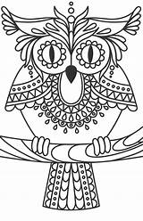 Seniors Visually Owls Impaired Relaxation Mintz 1560 Dxf sketch template