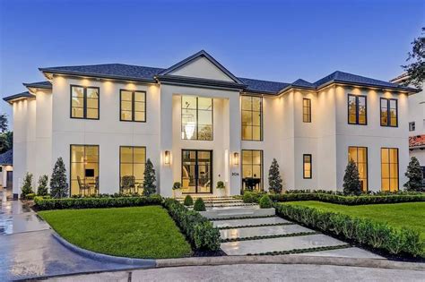 breathtaking texas modern home  houston  sale   million