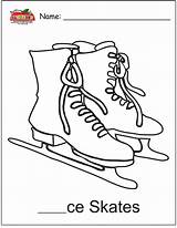 Ice Coloring Cube Skates Letter Printable Week Activities Getcolorings Color Pages sketch template