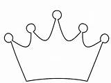 Crown Coloring Pages Color Crowns Outline Clipart Netart Kings Pointed King Kids Clip Template Clipartbest Cliparts sketch template
