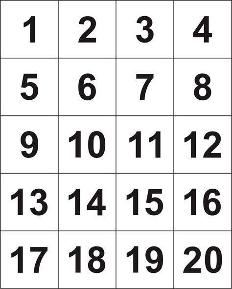 printablenumbers large printable numbers printable numbers