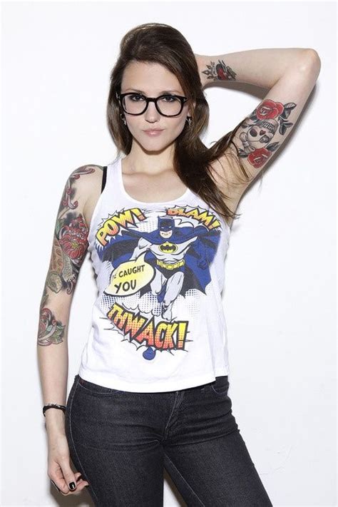 cute nerdy tattooed girl ink spiration pinterest tattooed girls ink and sexy