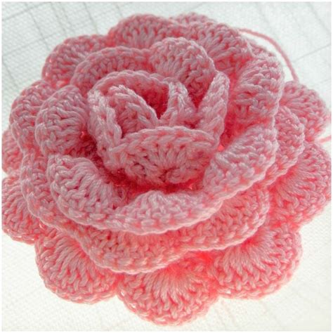 crochet rose written pattern  video tutorial  crochet flowers