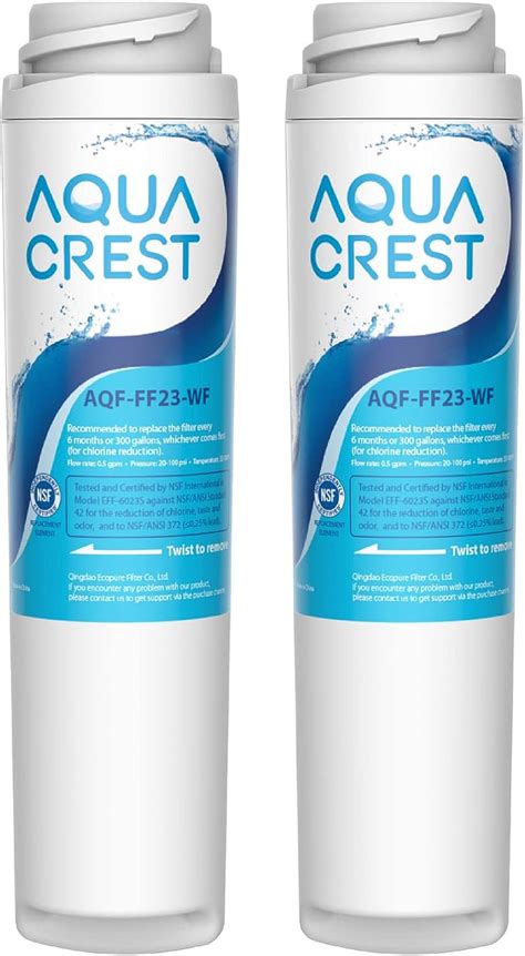 Aqua Crest Gswf Refrigerator Water Filter Replacement For Ge Gswf