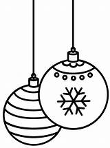Kerstballen Ornament Weihnachtskugeln Kugeln Kleurplaat Baubles Ausmalen Malvorlage Ausmalbild Wink Stimmen Nachdenken sketch template