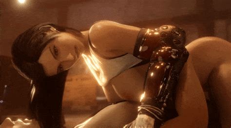 final fantasy vii s tifa and jessie simultaneously penetrated in erotic