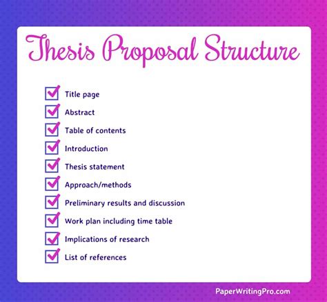 show    write  thesis proposal