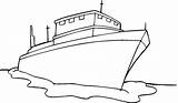 Ship Coloring Pages Printable Categories Clipart sketch template