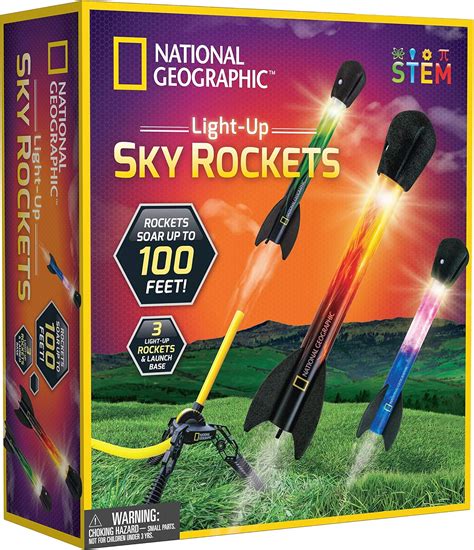 buy national geographic air rocket toy ultimate led rocket launcher