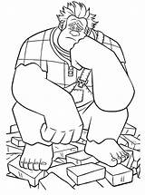 Coloring Pages Depression Ralph Wreck Getdrawings Getcolorings Depressing Color sketch template