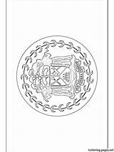 Flag Coloring Pages Salvador El Belize Getdrawings Bahamas Drawing Getcolorings Library Flags Country sketch template