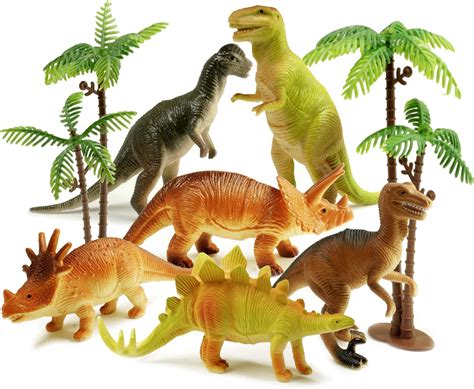 buy haktoys pack  dinosaur toy figures set  realistic solid