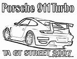 Porsche Coloring 911 Pages Cars Fast Furious Printable Car Gt Drawing Gt3 Nascar Race Rs Turbo Gordon Jeff Color Colouring sketch template