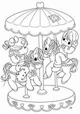 Coloring Moments Pages Precious Carousel Printables Printable Print Uploaded User Sheets Kids Stamps sketch template