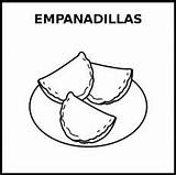Empanadillas Pictograma Educasaac sketch template