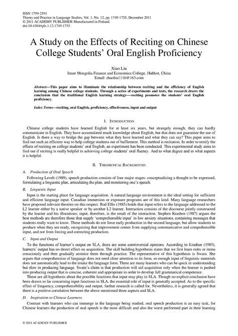 issn  theory  practice  language studies vol