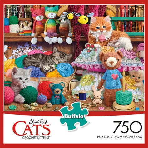 Buffalo Games Cats Series Crochet Kittens 750 Pieces Jigsaw Puzzle