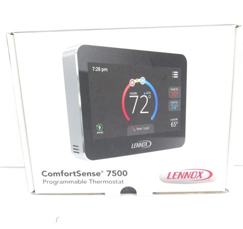 lennox cs comfortsense  programmable thermostat  open box ebay