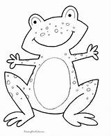 Coloring Frog Pages Printable Color Frogs Print sketch template