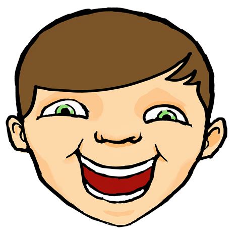laughing faces cartoons clipart