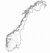 Norway Map Outline Blank Counties Political Maps Divisions Freeworldmaps Europe sketch template