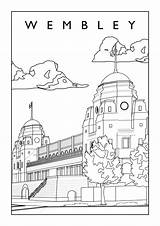 Colouring Wembley Nhs sketch template