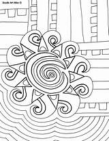 Coloring Doodle Pages Line Colouring Library Clipart Alley Popular sketch template