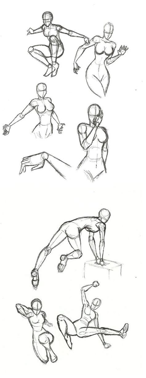 dynamic pose practice by sykozombiechick on deviantart art reference