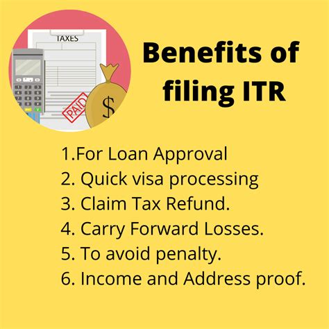 benefits  filing itr  time  minute pages