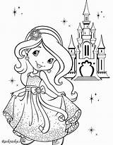 Castle Princess Coloring Pages Peach Color Mario Template sketch template