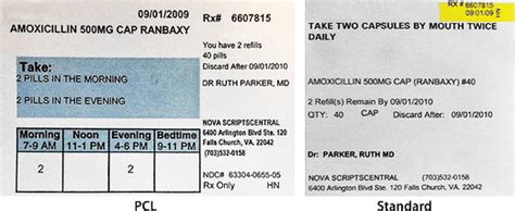 cvs prescription label template labels