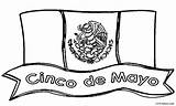 Mayo Cinco Coloring Pages Flag Printable Kids Cool2bkids sketch template