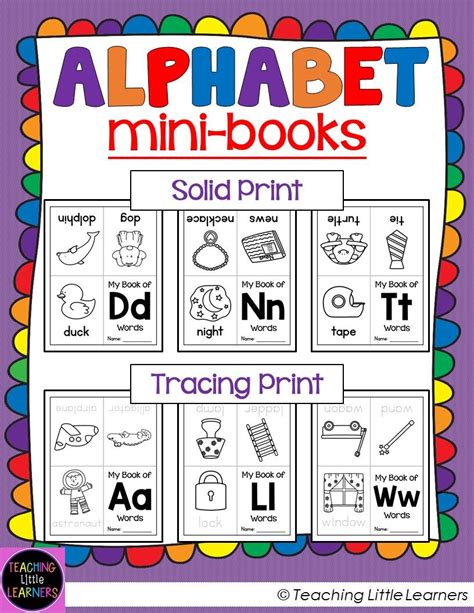 printable alphabet book  printable blank world