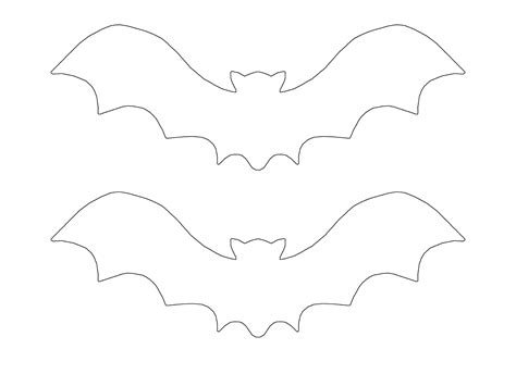 printable bat outline
