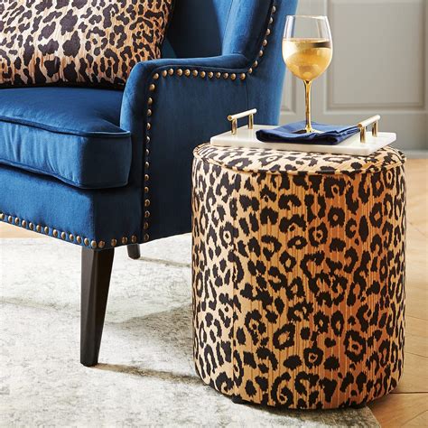 leopard print home decor  backpack beach chair