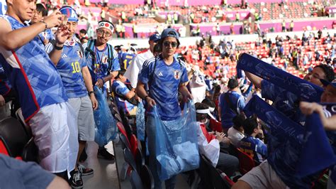 at the world cup japan takes out the trash and others get the hint