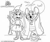 Cheese Chuck Coloring Pages Halloween Printable Friends Kids Color Adults Print Template Bettercoloring sketch template