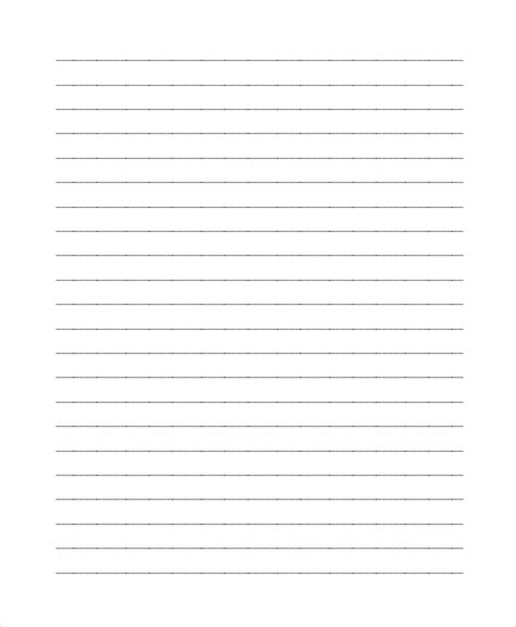 printable lined papers   ms word