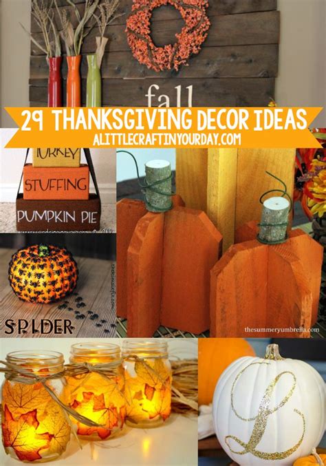 29 thanksgiving decor ideas a little craft in your day