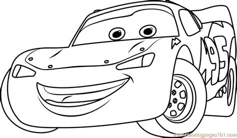 lightning mcqueen coloring page   hudson race  lighting