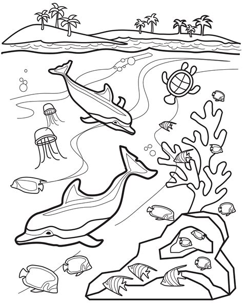 sea colouring  pictures  coloring pages
