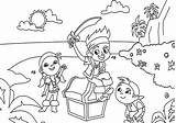 Jake Pirates Izzy Neverland Treasure Tudodesenhos Kidsplaycolor sketch template